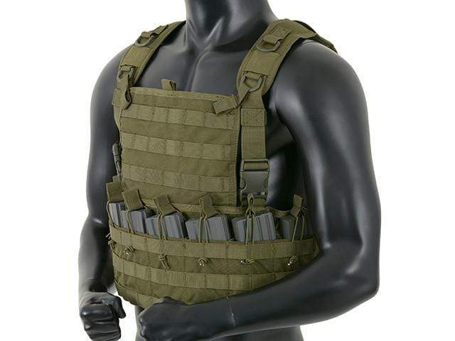 Tactical Rifleman Chest Rig - Olive - Paintball Buddy