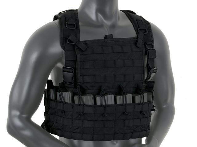 Tactical Rifleman Chest Rig - Schwarz - Paintball Buddy