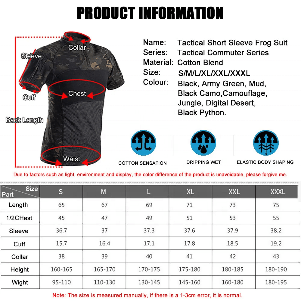 Tactical T-Shirt Paintball/Airsoft - Oliv