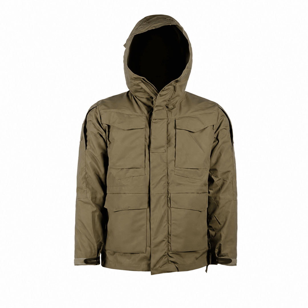 Taktische 3-in-1 Outdoorjacke mit Fleece – Tan