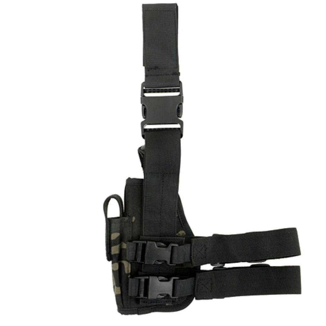 Tiefzieh Beinholster klein für T4E - Multicam Black - Paintball Buddy