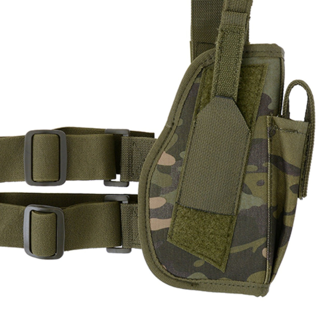 Tiefzieh Beinholster klein für T4E - Multicam Tropic - Paintball Buddy