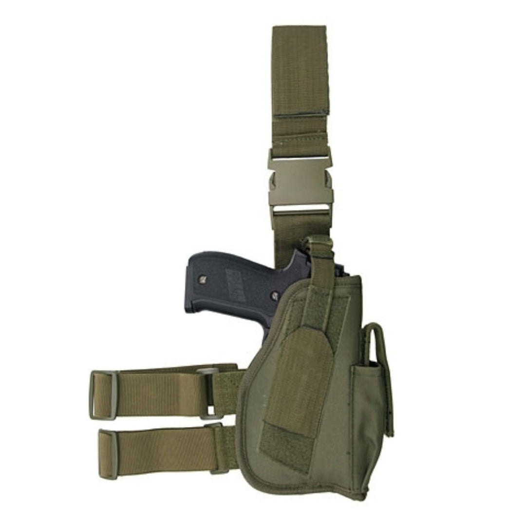 Tiefzieh Beinholster klein für T4E - Olive - Paintball Buddy