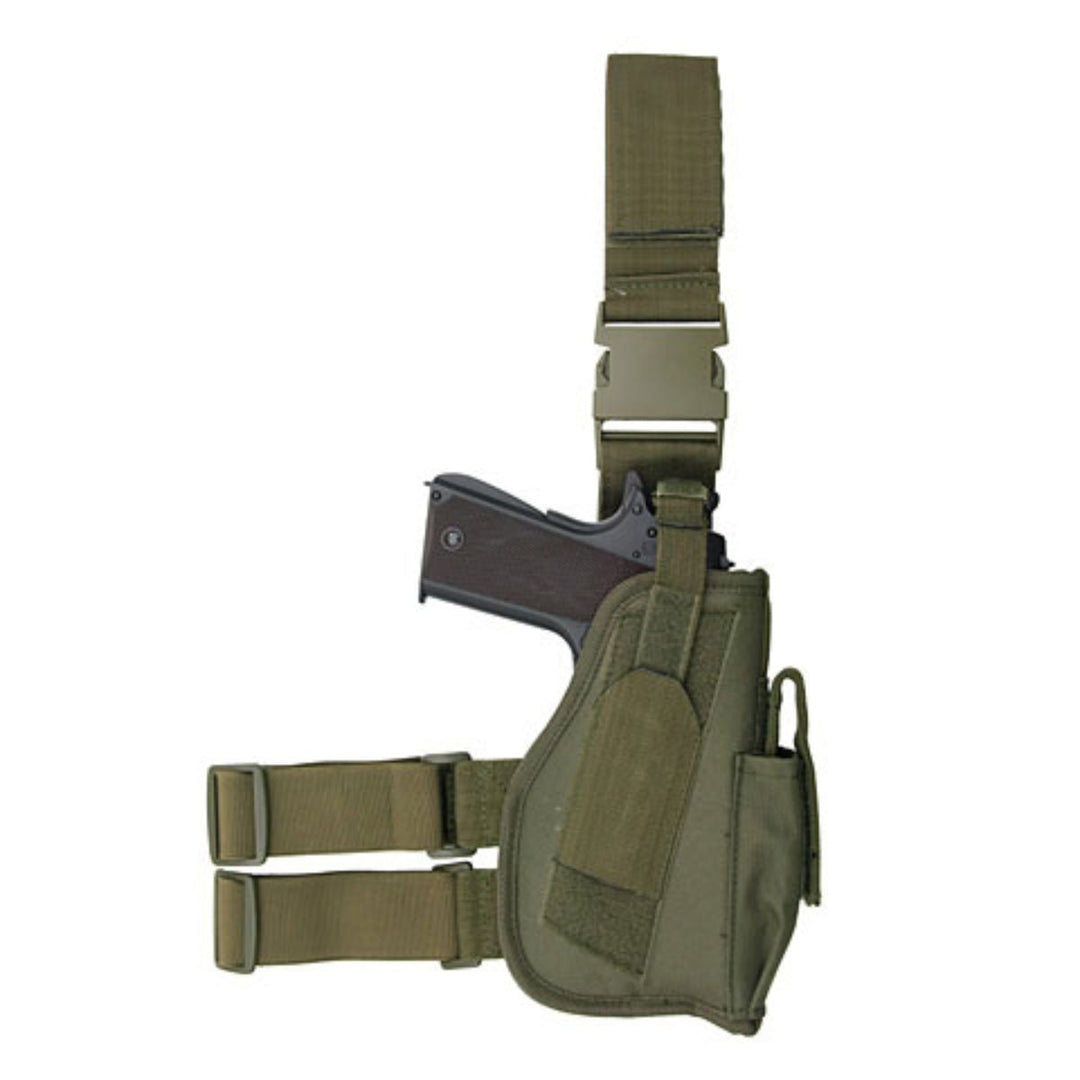 Tiefzieh Beinholster klein für T4E - Olive - Paintball Buddy