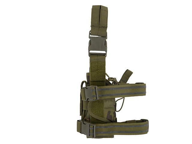 Tiefzieh Wickel Beinholster mit Molle - Multicam Tropic - Paintball Buddy