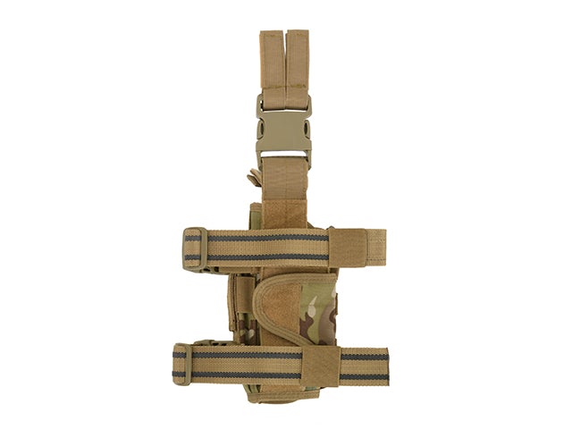 Tiefzieh Wickel Beinholster mit Molle - Multicam - Paintball Buddy