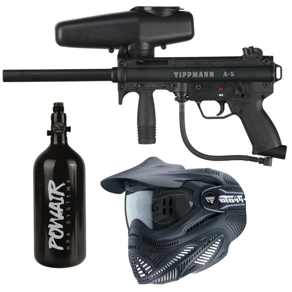 Tippmann A - 5 Markierer Sparpaket - Schwarz - Paintball Buddy