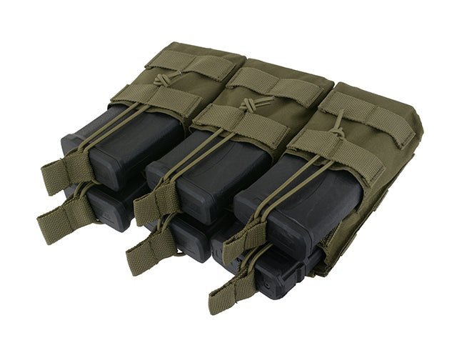 Triple Stacker Mag Pouch - Olive - Paintball Buddy