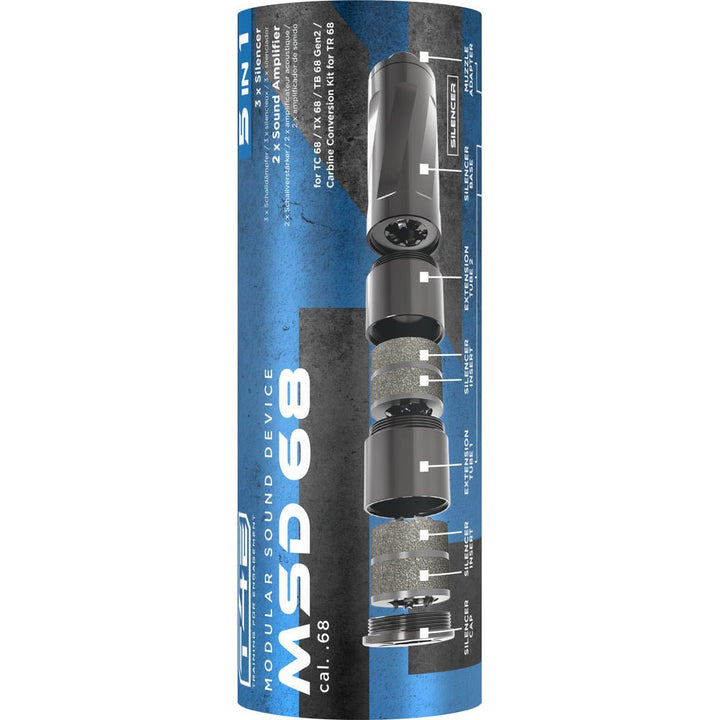 Umarex T4E Modular Sound Device Schalldämpfer - Cal.68 - Paintball Buddy