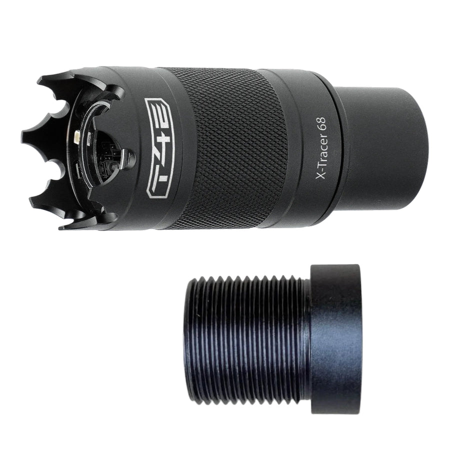 Umarex T4E X - Tracer 68 mit Adapter auf Oneshot - Paintball Buddy