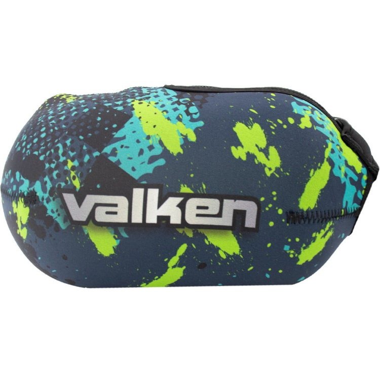 Valken Fate GFX Bottle Cover 45/68ci (Green Abstract) - Paintball Buddy