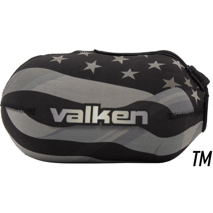 Valken Fate GFX Bottle Cover 45/68ci (Merica Silver) - Paintball Buddy