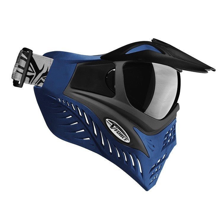 VForce Grill SC Paintball Maske - Azure Grey On Blue - Paintball Buddy