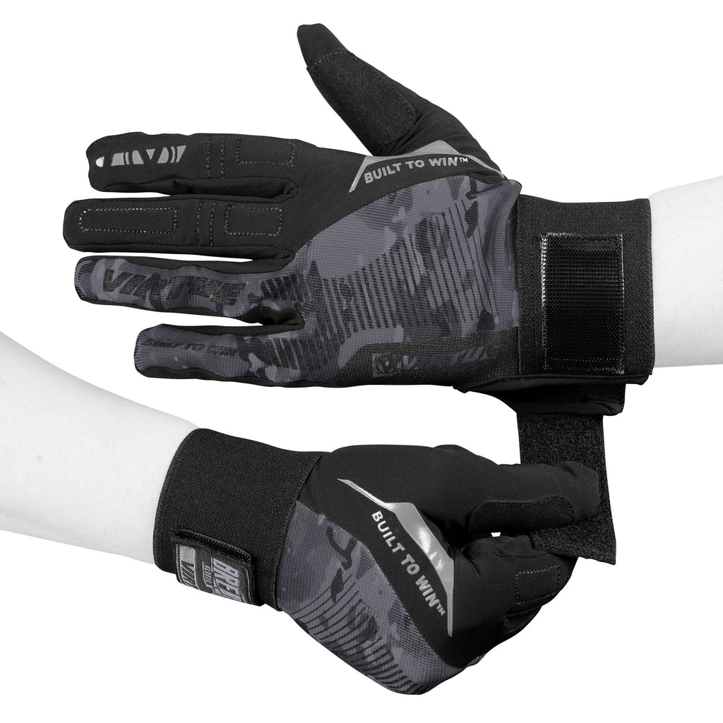 Virtue Breakout Gloves Ripstop Full Finger - Black Camo - Paintball Buddy