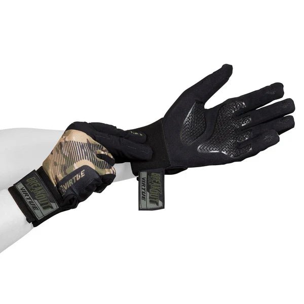Virtue Breakout Gloves Ripstop Full Finger - Camo - Paintball Buddy