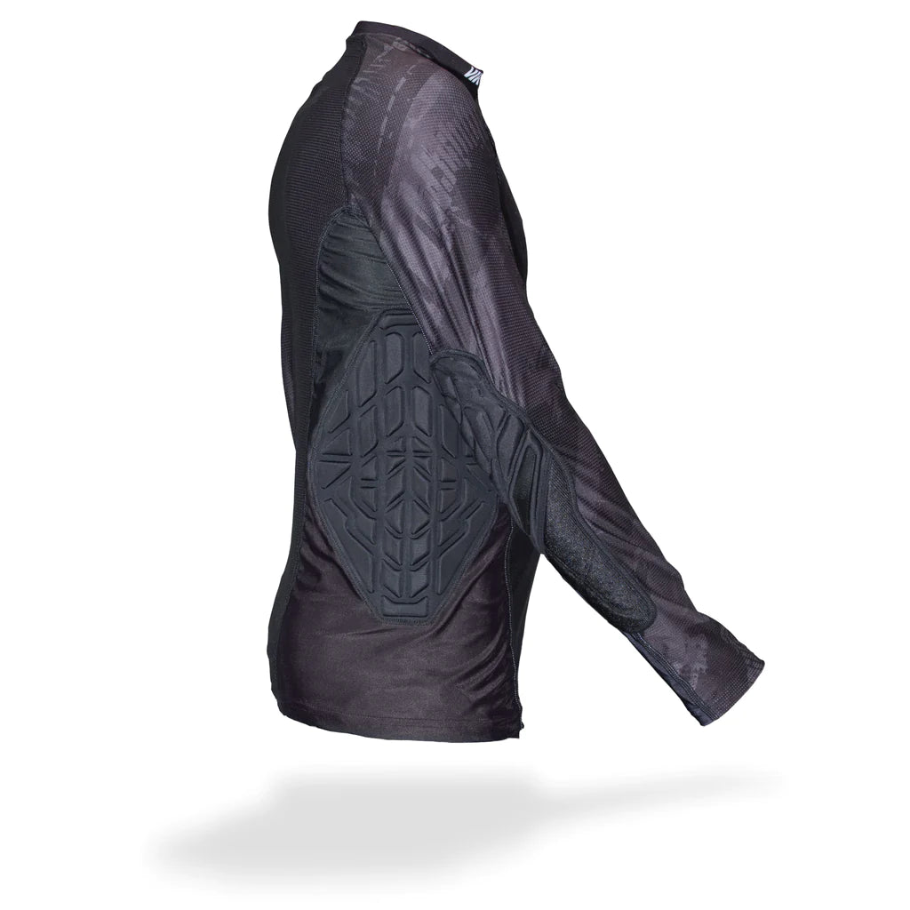 Virtue Breakout Padded Compression Long Sleeve - Black - Paintball Buddy