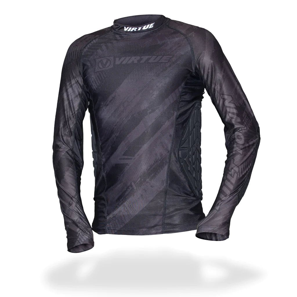 Virtue Breakout Padded Compression Long Sleeve - Black - Paintball Buddy