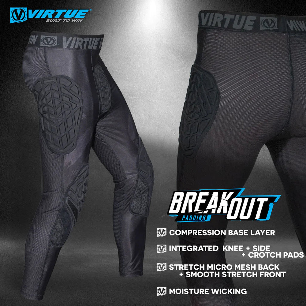 Virtue Breakout Padded Compression Pants - Paintball Buddy