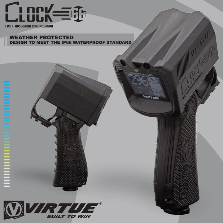 Virtue Clock 66 - FPS & BPS Chronograph - Paintball Buddy