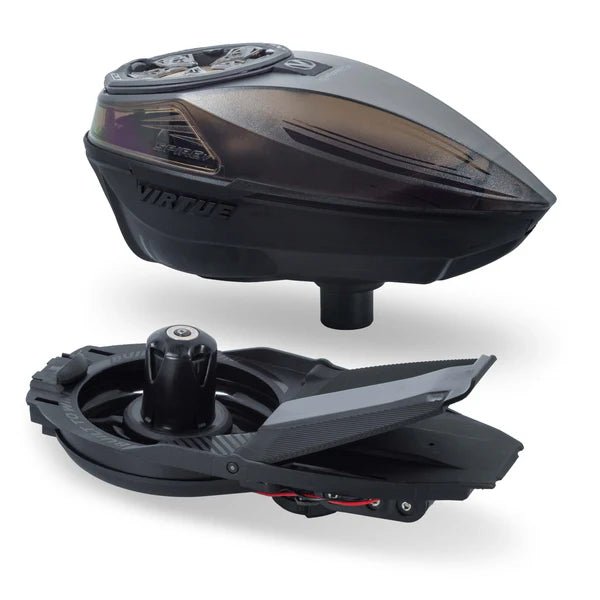 Virtue Spire V Hopper/Loader - Schwarz/Dust - Paintball Buddy