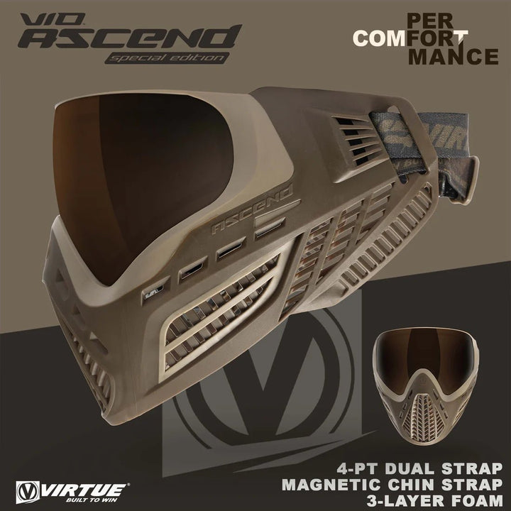 Virtue VIO Ascend Paintball Maske - Doodoo FDE SE - Paintball Buddy