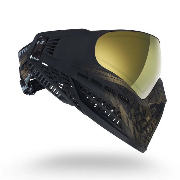 Virtue VIO Ascend Paintball Maske - Gold Skull LE - Paintball Buddy