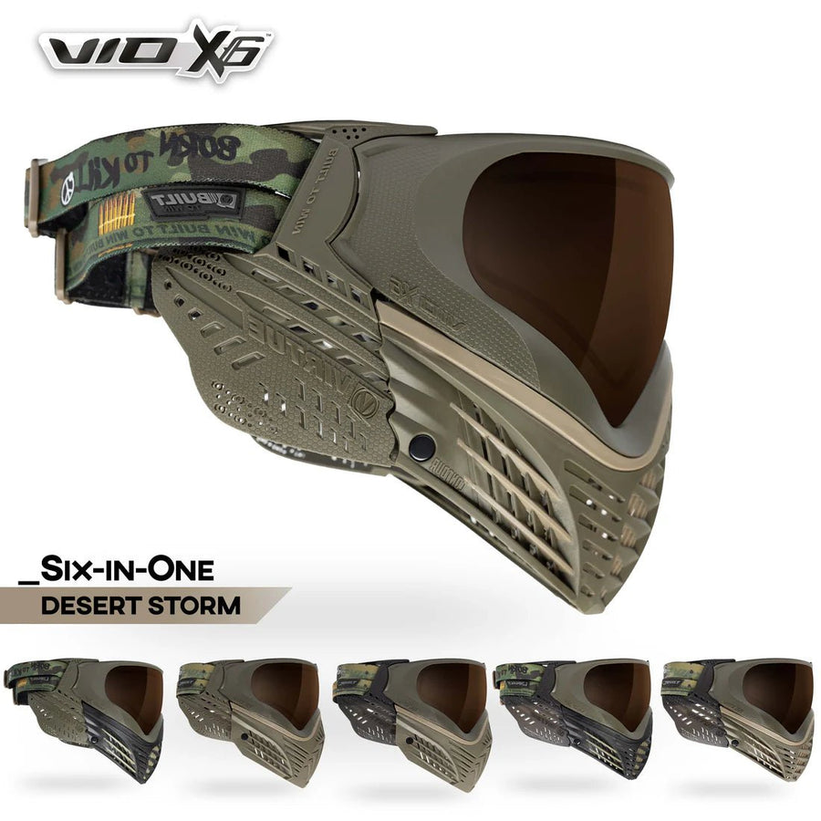 Virtue VIO X6 Paintball Maske - Desert Storm - Paintball Buddy