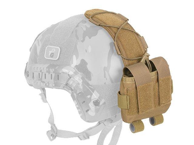 Zubehörtasche für Taktischen Fast Helm - Dark Earth - Paintball Buddy