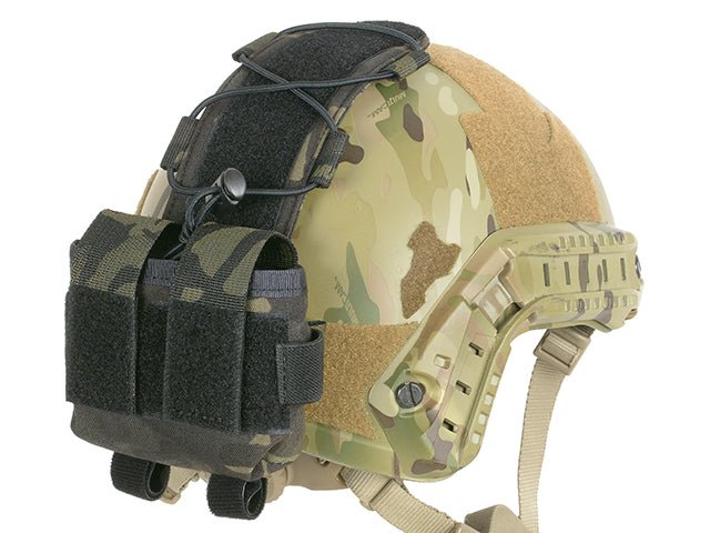 Zubehörtasche für Taktischen Fast Helm - Multicam Black - Paintball Buddy