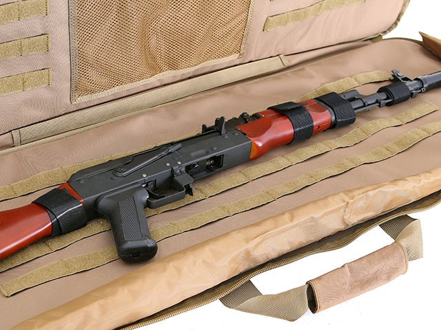 8Fields Padded Rifle Case 105cm - Multicam Black - Paintball Buddy