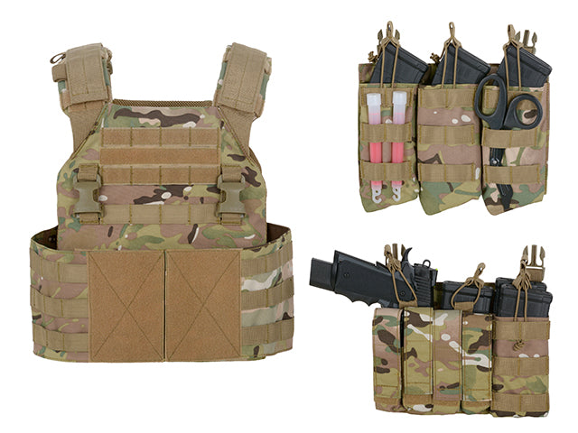 Buckle up Assault Plate Carrier - Multicam Black