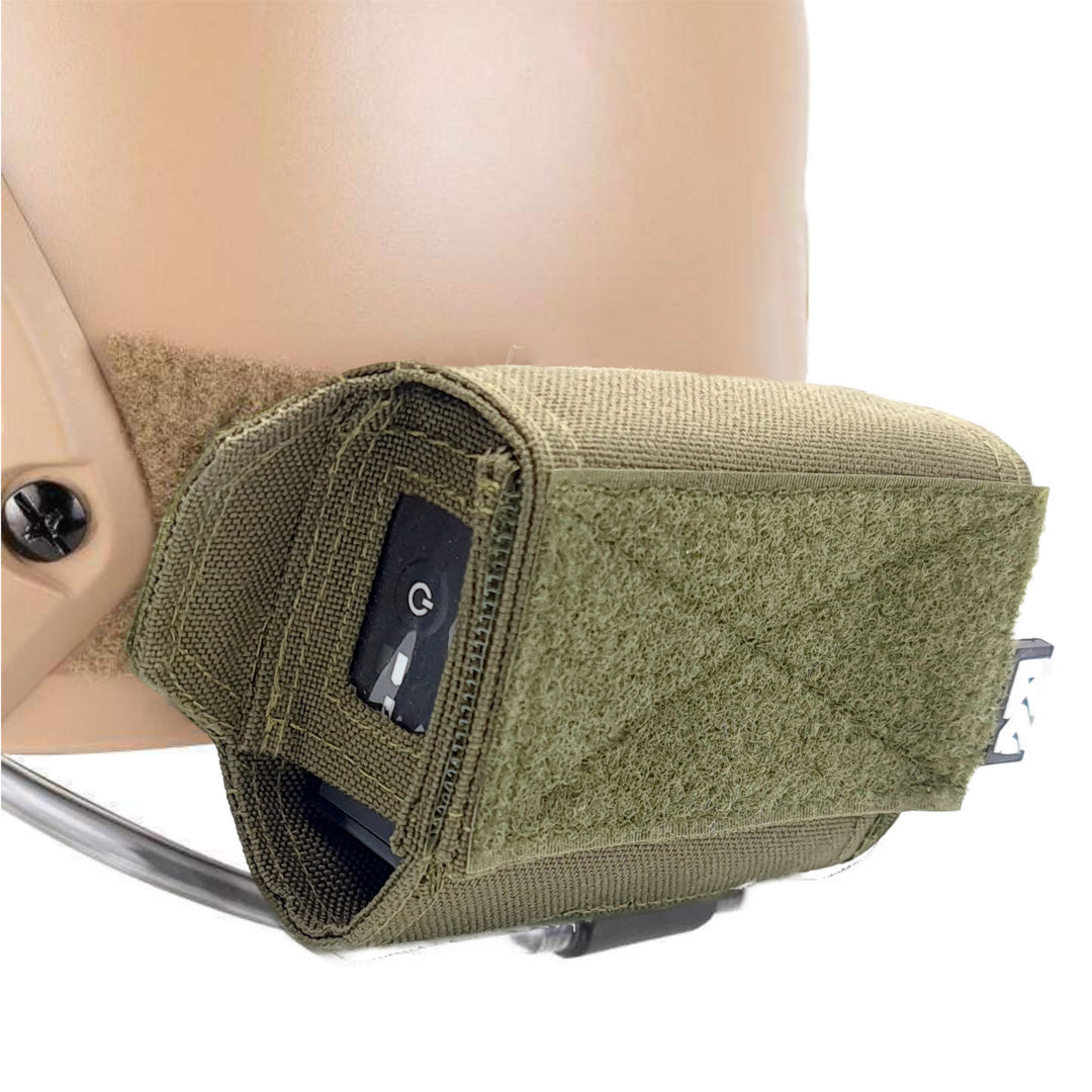 ExFog Antifog System Velcro Bag for Helmet - Olive