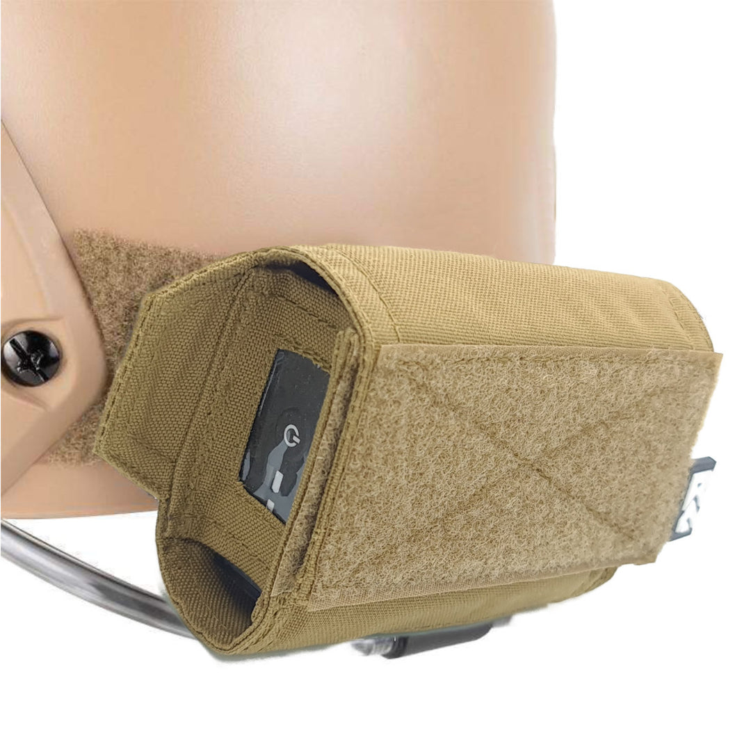 ExFog Antifog System Klett-Tasche für Helm - Tan