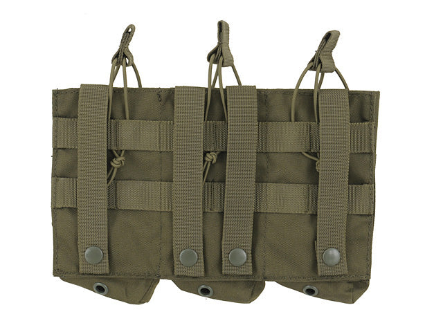 AK47 Open Top Triple Mag Pouch - Olive