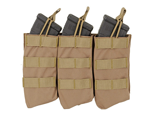 AK47 Open Top Triple Mag Pouch - Coyote