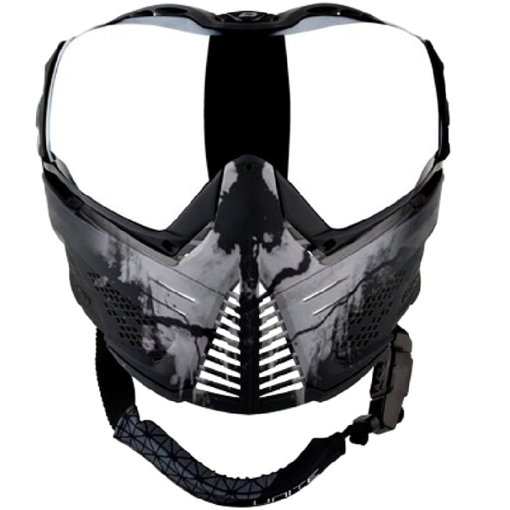 Push Unite Paintball Mask - Infamous Dark Skull Ltd - Black