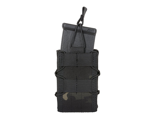 Single Rifle Molle Speed Mag Pouch - Muticam Black