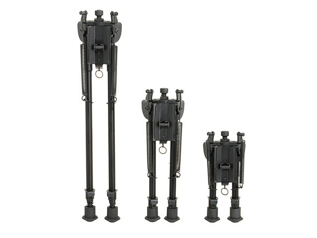 6-Stage Adjustable Bipod with Ris-mount Adapter - Black