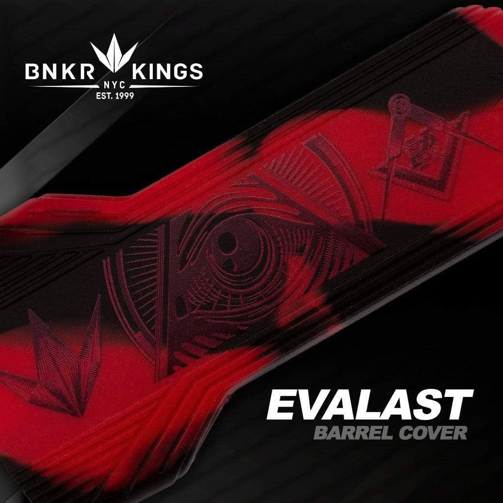 Bunkerkings Evalast Barrel Cover - Conspiracy Red - Paintball Buddy