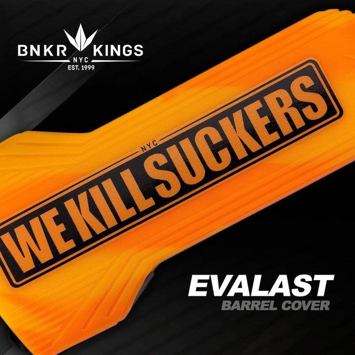 Bunkerkings Evalast Barrel Cover - WKS Orange - Paintball Buddy