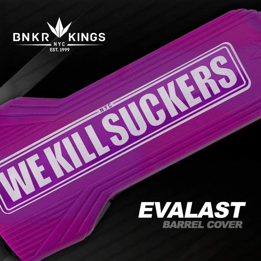 Bunkerkings Evalast Barrel Cover - WKS Purple - Paintball Buddy