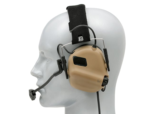 Earmor M32 aktives Tactical Headset - Tan - Paintball Buddy