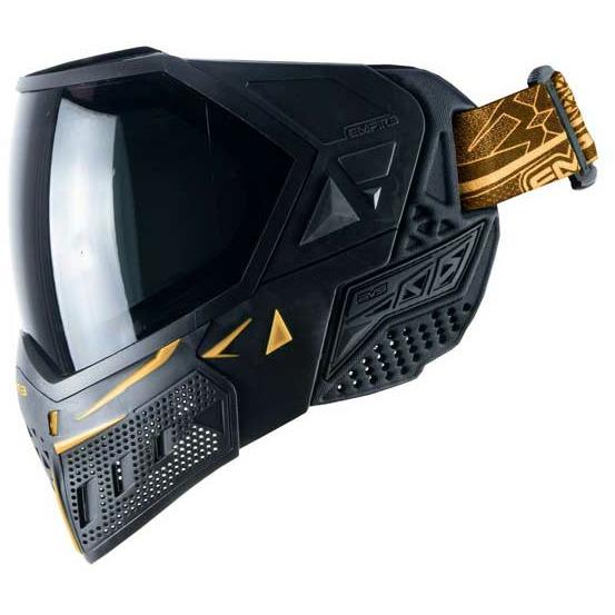Empire EVS Thermal Paintball Maske - Schwarz Gold Ninja Glas - Paintball Buddy