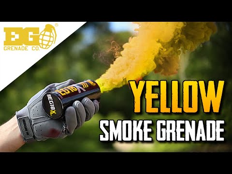 Enola Gaye Smoke Grenade EG18X - Yellow