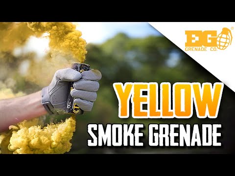 Enola Gaye Smoke Grenade Burst - Yellow