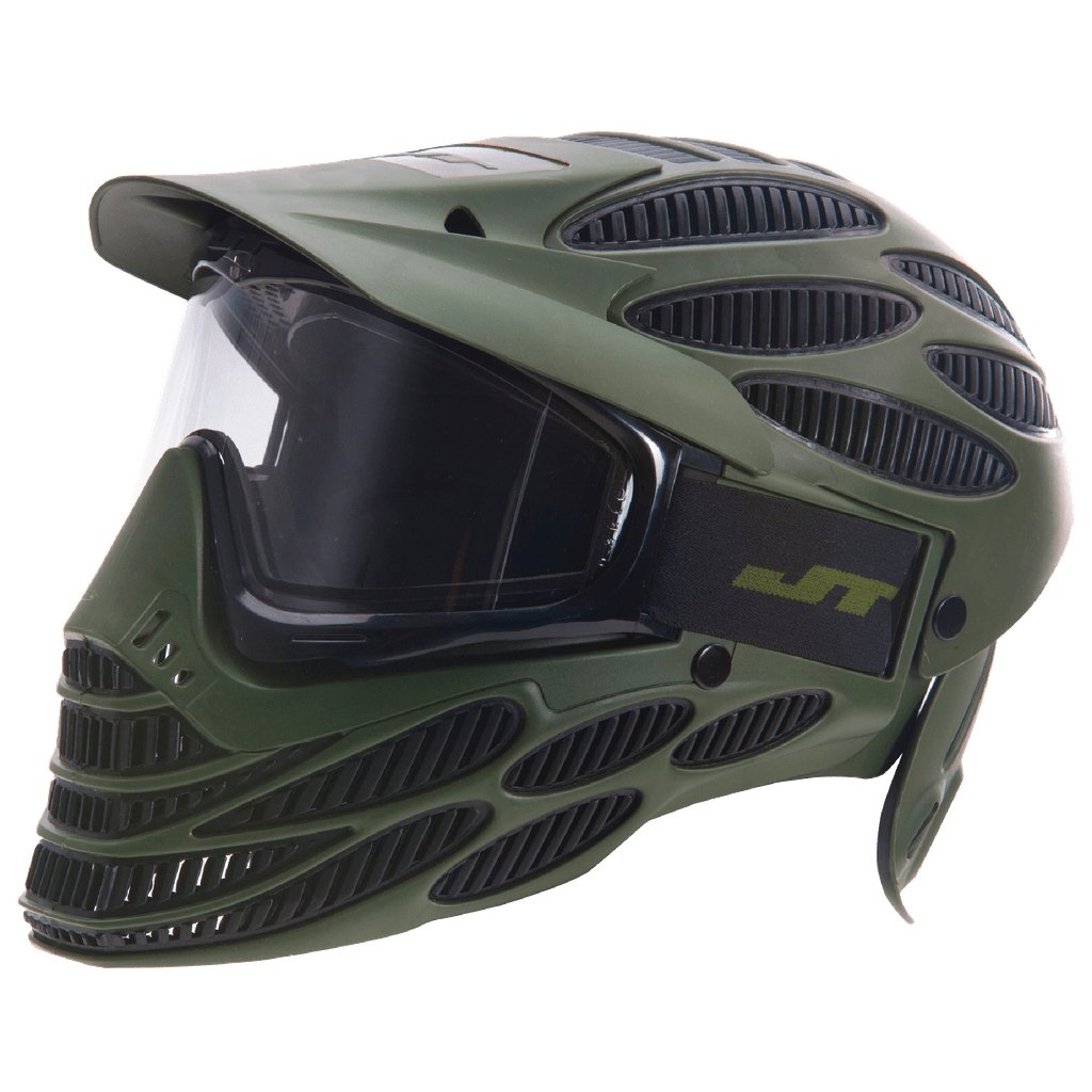 JT Spectra Flex 8 Thermal Full Cover Paintball Maske - Olive - Paintball Buddy
