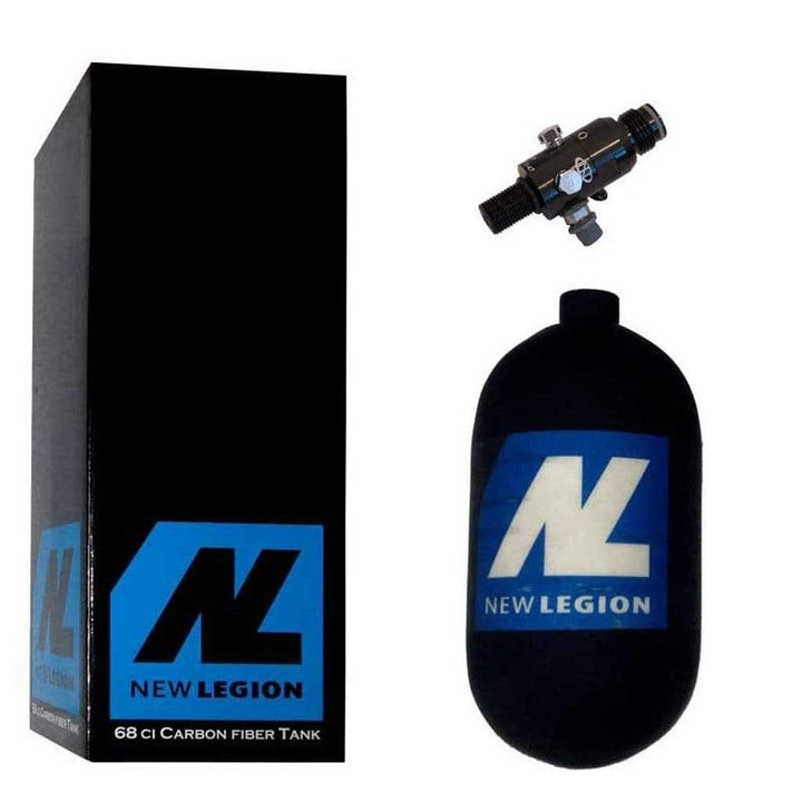 New Legion Dwarf Composite HP System inkl. Ninja V2 Regulator 1,1 Liter - Paintball Buddy