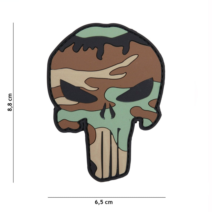 OPS Gear Patch - Punisher Woodland - Paintball Buddy