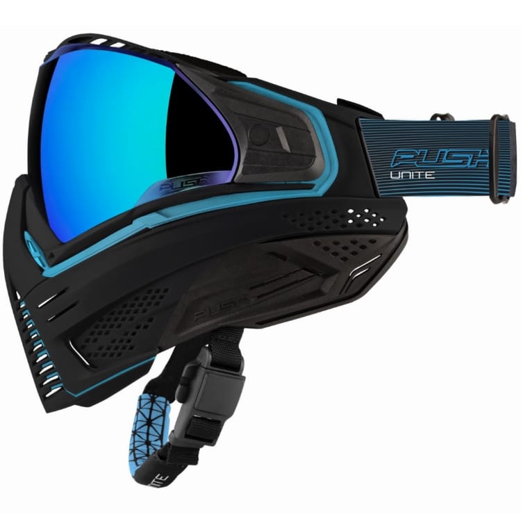 Push Unite Paintball Maske - Blau, Schwarz - Paintball Buddy