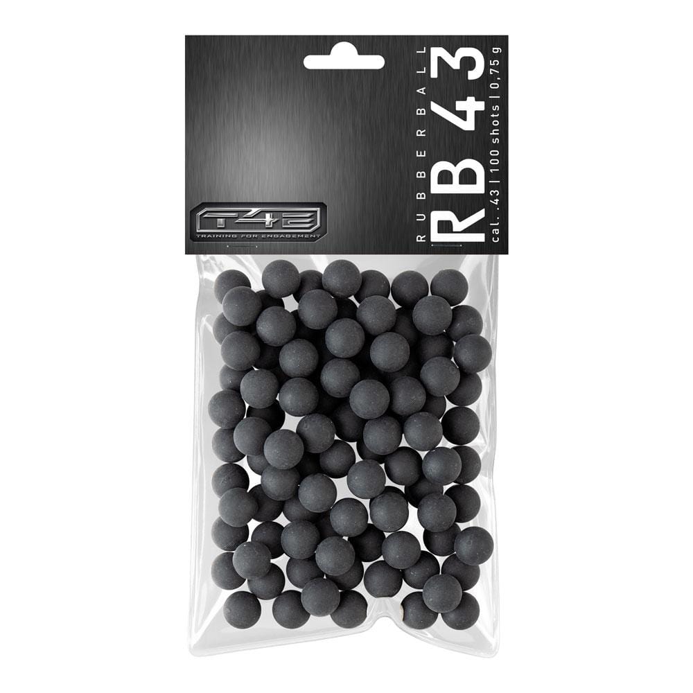 T4E RB43 Rubberballs cal.43 - 100 Stück - Paintball Buddy
